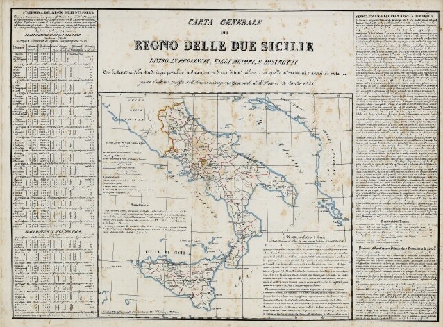 Carta del Regno delle Due Sicilie