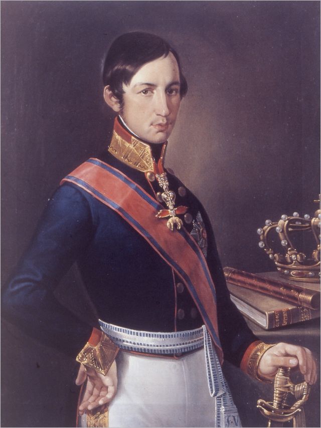 Ritratto del giovane Francesco V d'Asburgo-Este Duca di Modena.