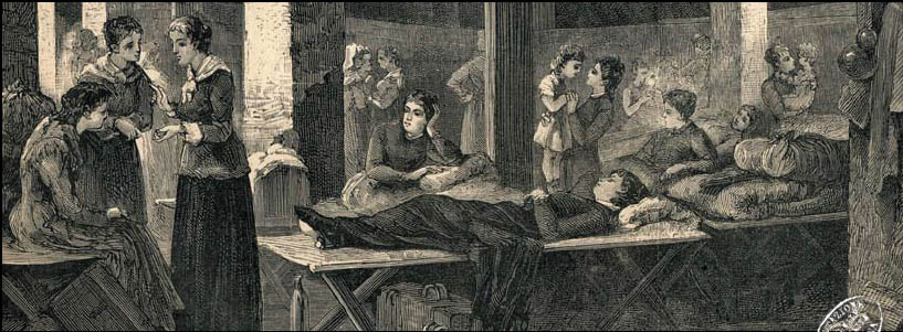 Lazzaretto dove venivano curati i malati di colera durante l'epidemia del 1835