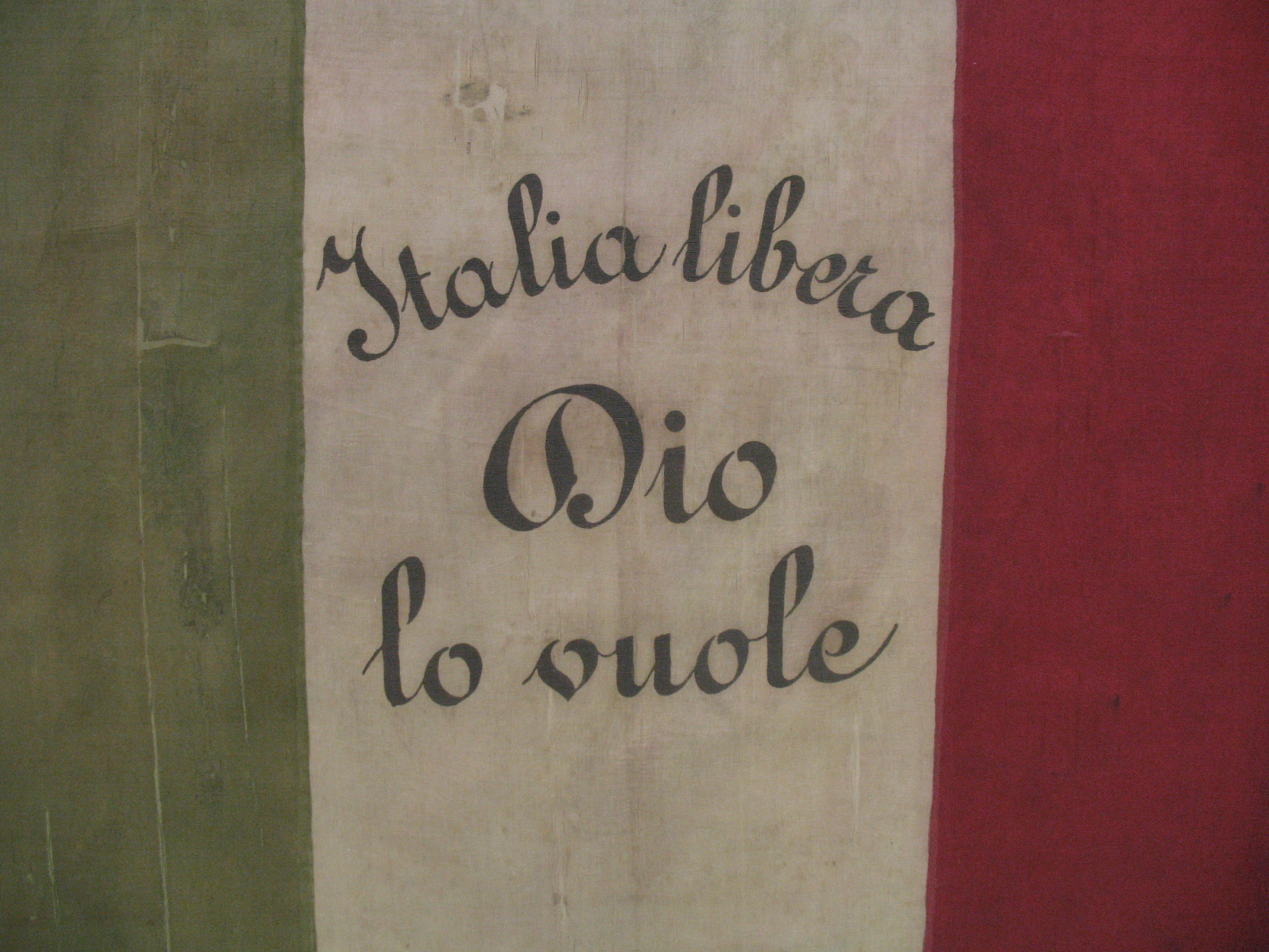 Bandiera - Italia libera Dio lo vuole