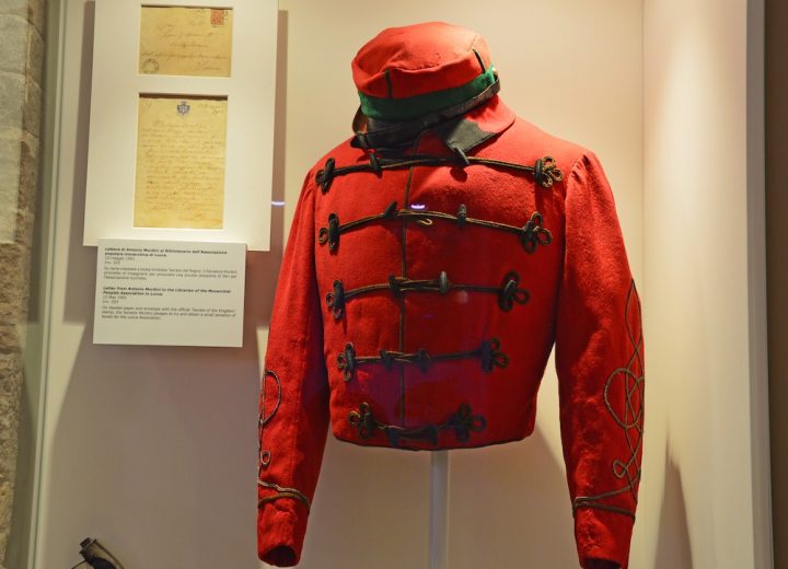 Uniform belonging to the Garibaldino officer, Tito Strocchi